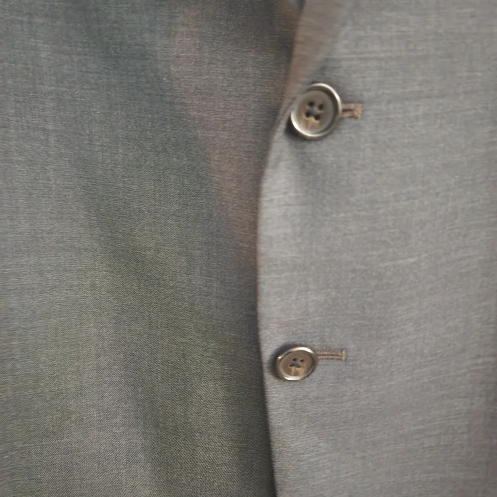 Ralph Lauren Charcoal Gray Wool Suit Blazer Jacket Size 50R